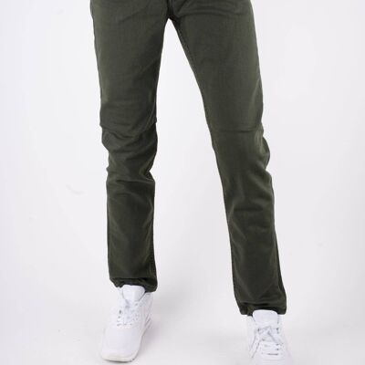 Jeans Slim Verde Negro Industry P904