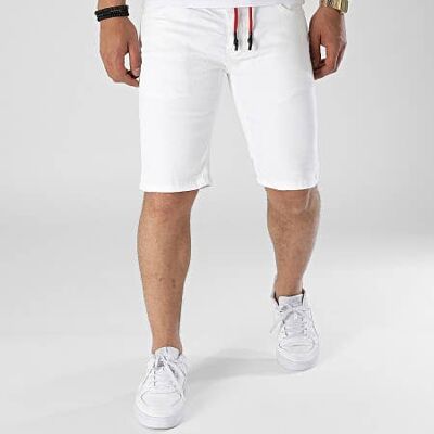 Short en Jeans blanc Black Industry 4002