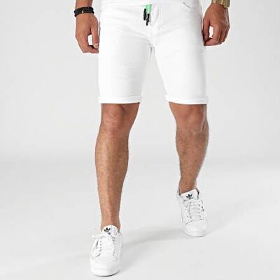 White Jeans Shorts Black Industry 4004