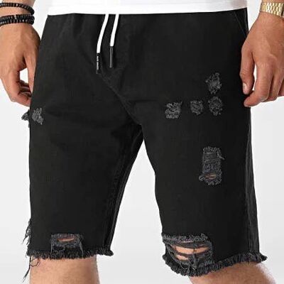 Pantalones cortos de mezclilla negros Industry 1230