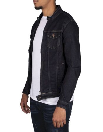 Veste en Jeans Bleu Black Industry 3315 2