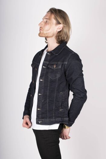 Veste en Jeans Bleu Black Industry 3316 2