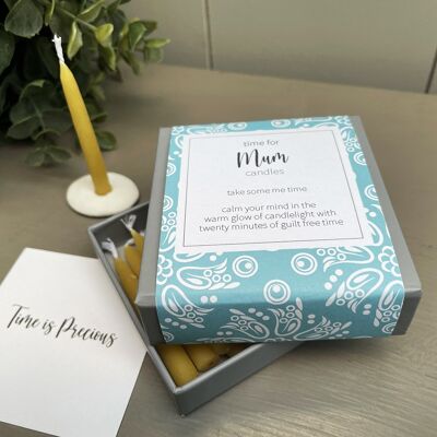 time for Mum candles (wrap)