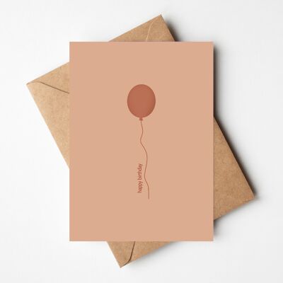 Geburtstagskarte Ballon