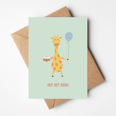 Birthday Giraffe