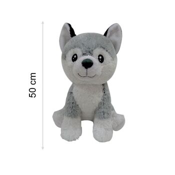 Peluche géante Chien Husky Kodi 50 CM - Made in France 3