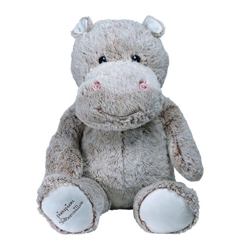 Peluche géante Hippo Léo 100 CM - Made in France