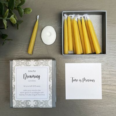 time for Dreaming candles (wrap)