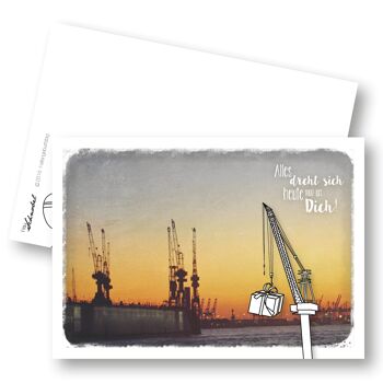 Carte postale "Anniversaire du port"