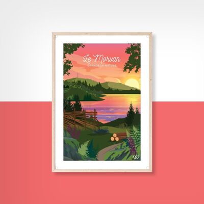 Morvan - Tamaño natural - 50x70cm