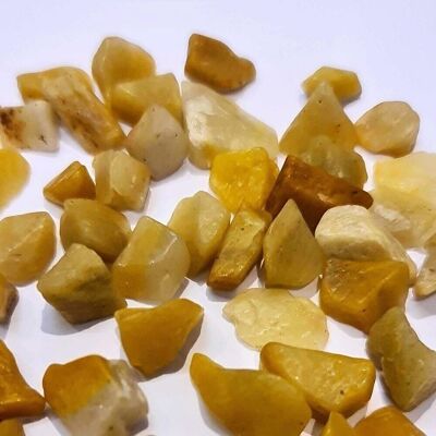 Confezione Gemchips, 250 g, avventurina gialla