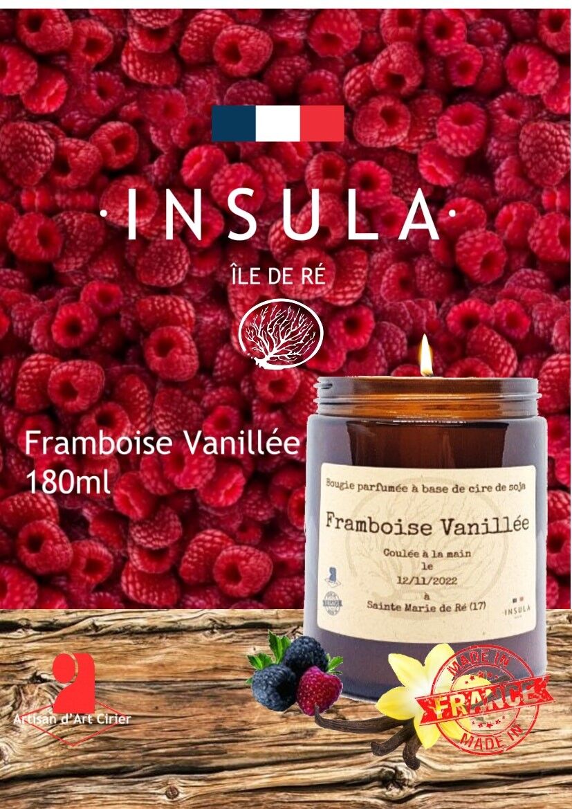 "Vanilla Raspberry" Candle