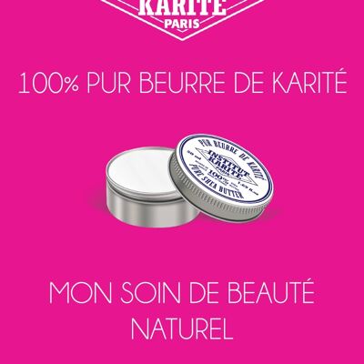 Faltblatt Institut Karite Paris - Sheabutter (Französisch)