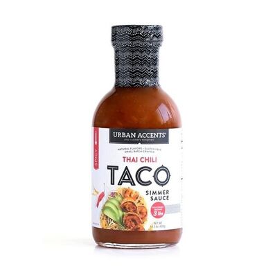 Salsa tailandesa para cocinar a fuego lento con tacos de Urban Accents