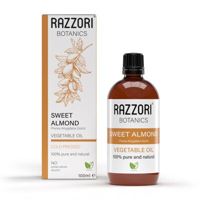 Sweet Almond Oil (Organic & Cold Pressed) - 100ml