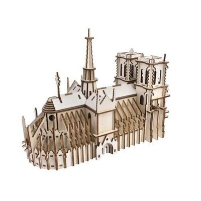 Building kit Notre Dame wood