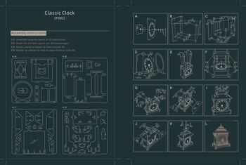 Kit de construction Horloge classique 3