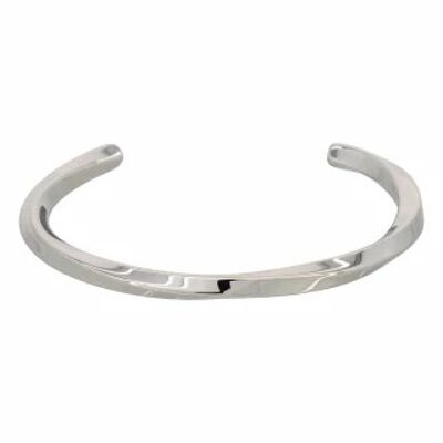 Men's Bangle Bracelet Steel silver color