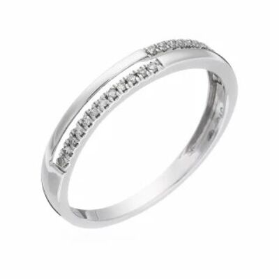 Alliance-Ring „Reversal“ Weißgold und Diamanten
