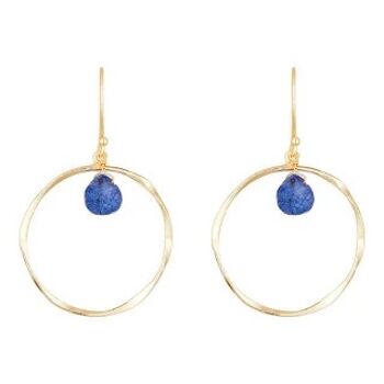 Boucles d'oreilles "Véro" Lapis 1