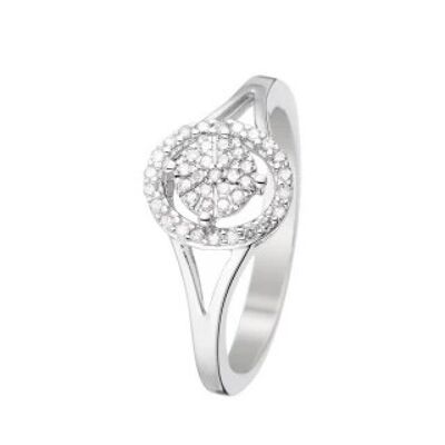 Ring "My incessant Admiration" White Gold and Diamonds