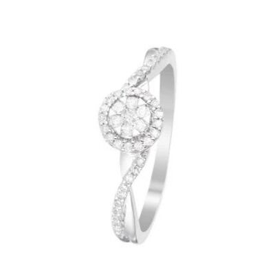 Ring "My Ideal" White Gold and Diamonds