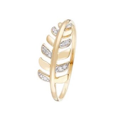 Ring "Gezira" Gelbgold und Diamanten