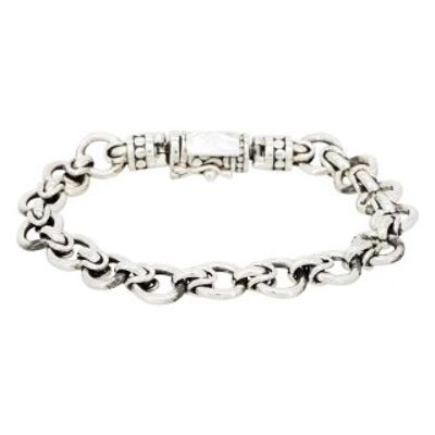Sterling Silver 925 Men's Bracelet - HRMLINK