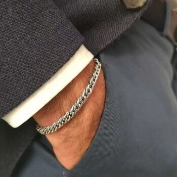 Bracelet Homme Argent massif 925 - HRMHOLO 2