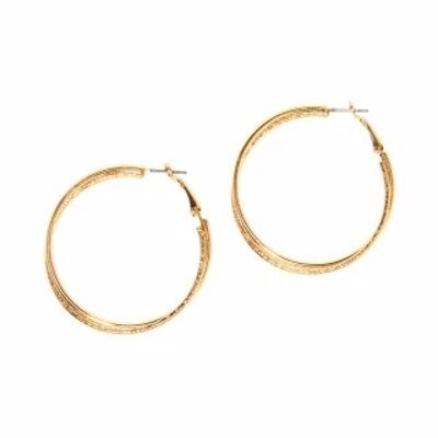 Bohemian golden earrings 4