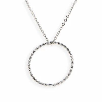 Silver bohemian necklace 2