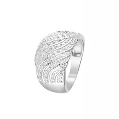 Ring "Bewitching" White Gold and Diamonds