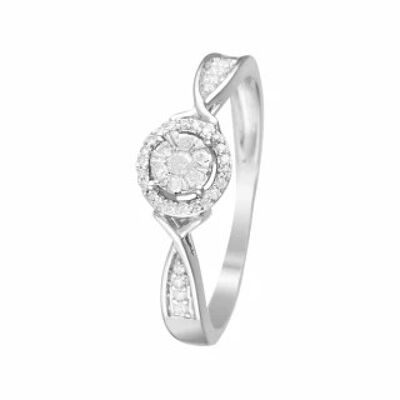 Bague "Extase" Or blanc et Diamants