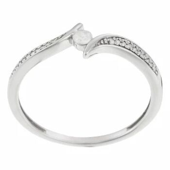 Bague "Sweet Princess" Or blanc et Diamants 1