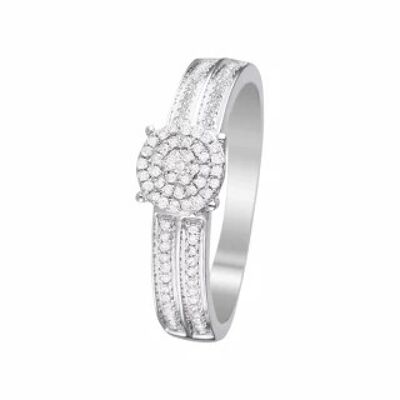 Ring "You whom I love" White Gold and Diamonds