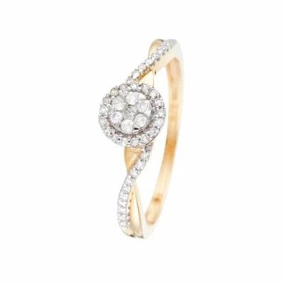Ring "My Ideal" Yellow Gold and Diamonds