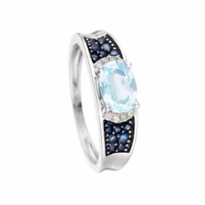 Ring "Azur" White Gold and Diamonds