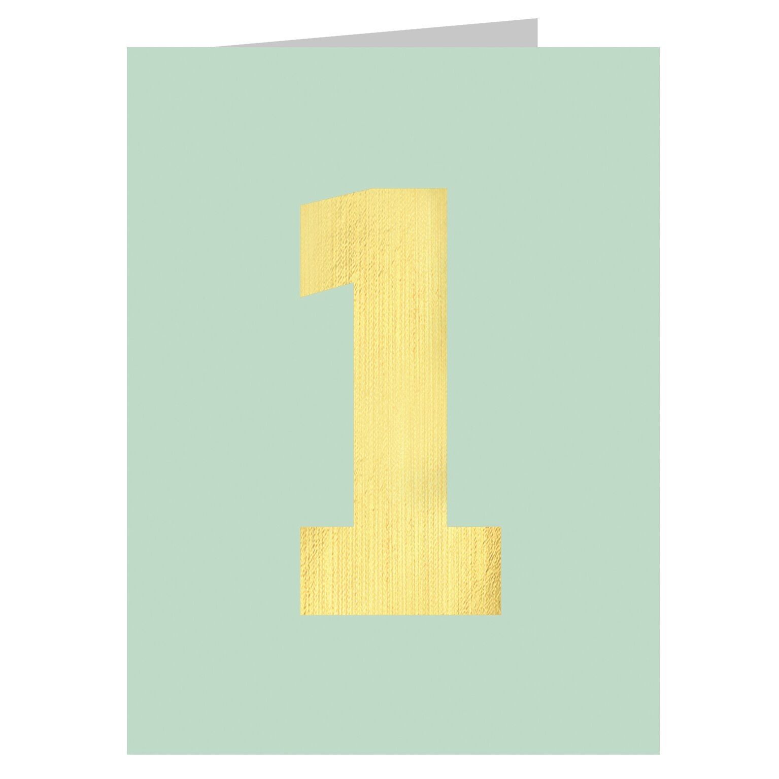 TGD01 Mini-Karte mit Goldfolie, eine Karte