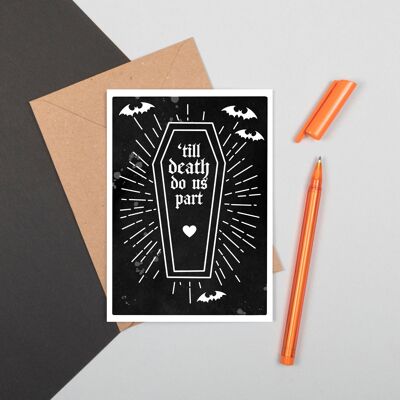 'Till Death Greeting Card