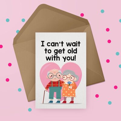 Getting Old Greeting Card