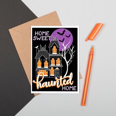 Home Sweet Haunted Home Greeting Card