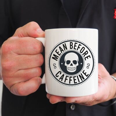 Mean Before Caffeine 11oz Ceramic Mug