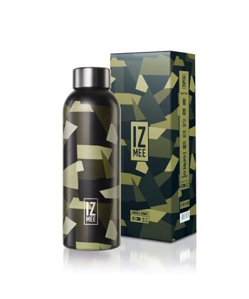 Bouteille isotherme Izmee Jungle Army 510ml 1