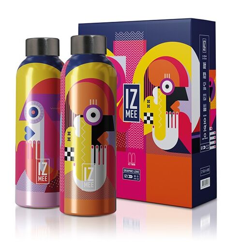 Izmee GRAPHIC LOVE thermo bottle 510ml