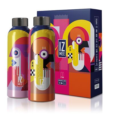 Izmee GRAPHIC LOVE botella termo 510ml