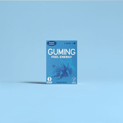GUMING Energy Kaugummi, Fresh Mint