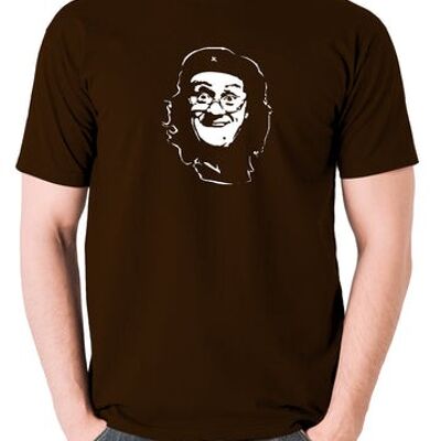 Che Guevara Style T Shirt - Mme Brown chocolat
