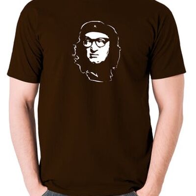 Camiseta estilo Che Guevara - chocolate Eddie Hitler