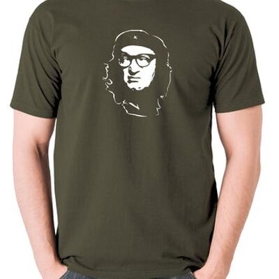 Maglietta stile Che Guevara - Eddie Hitler oliva