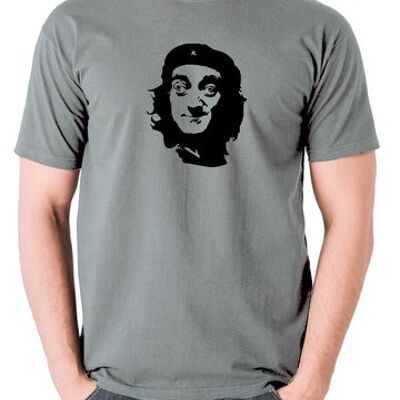 T-Shirt im Che Guevara-Stil - Marty Feldman grau